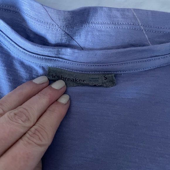 Icebreaker Lavender Geometric Tee - Picture 4 of 6